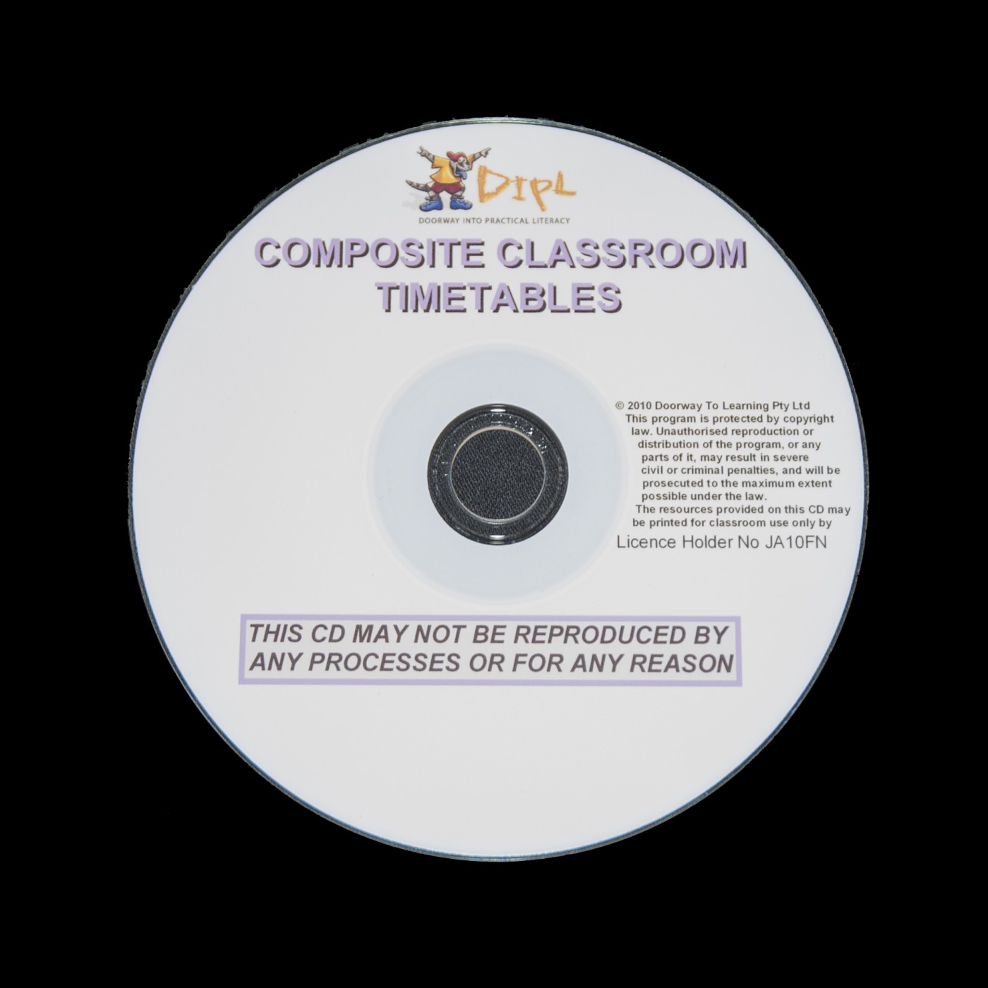Composite Classroom Timetables on CD
