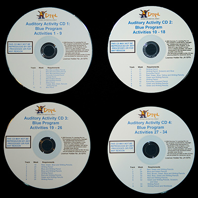 Blue Auditory CDs