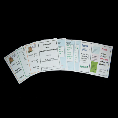 Blue Additional Display Cards