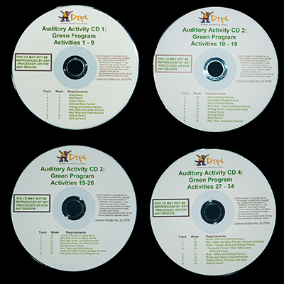 Green Auditory CDs