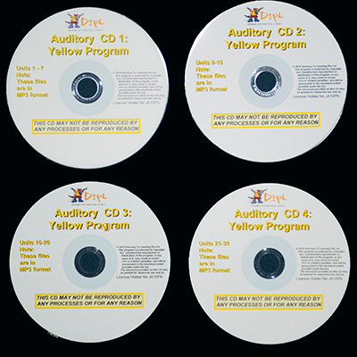 Yellow Auditory CDs